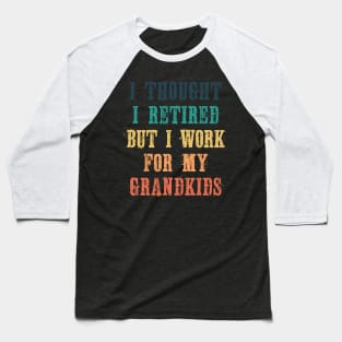 Funny retirement gift from grandkids Baseball T-Shirt